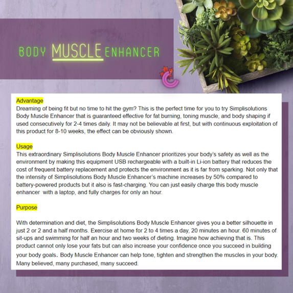 Body Muscle Enhancer