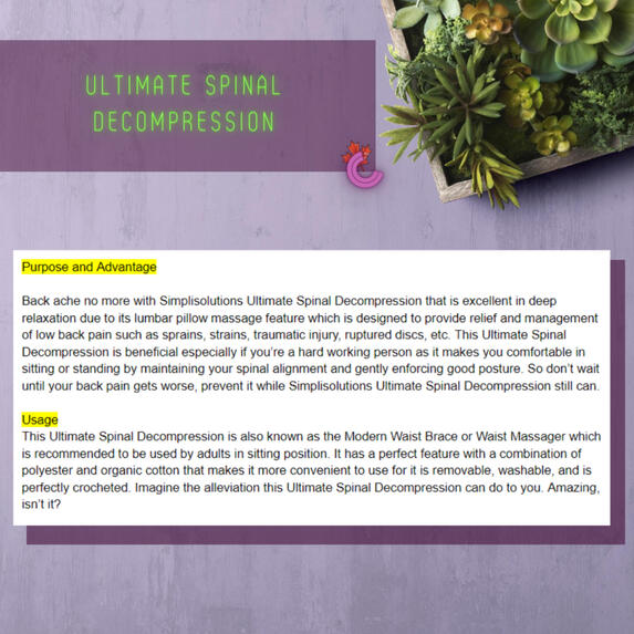 Ultimate Spinal Decompression