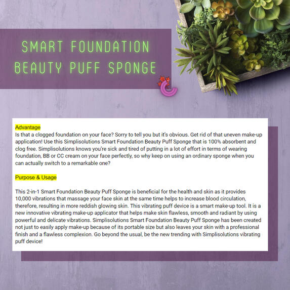 Smart Foundation Sponge